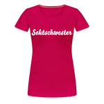 Sektschwester Frauen Premium T-Shirt - dunkles Pink