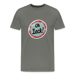 Oh Leck! Männer Premium T-Shirt - Asphalt