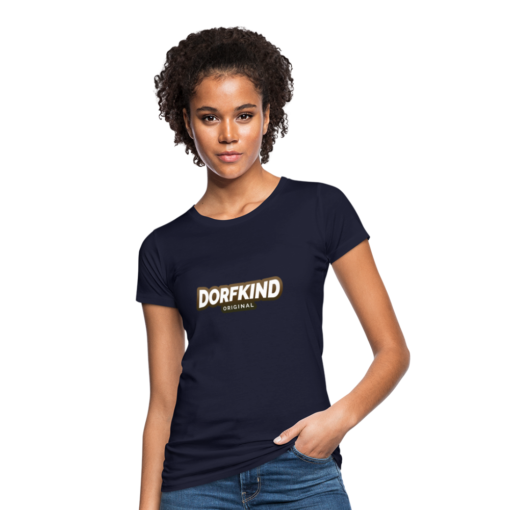 Dorfkind 2 Frauen Bio-T-Shirt - Navy