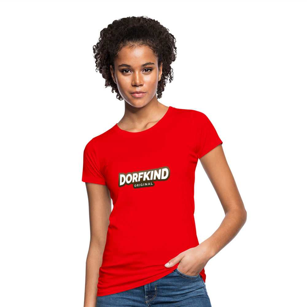 Dorfkind 2 Frauen Bio-T-Shirt - Rot