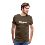 Dorfkind 2 Männer Premium T-Shirt - Edelbraun