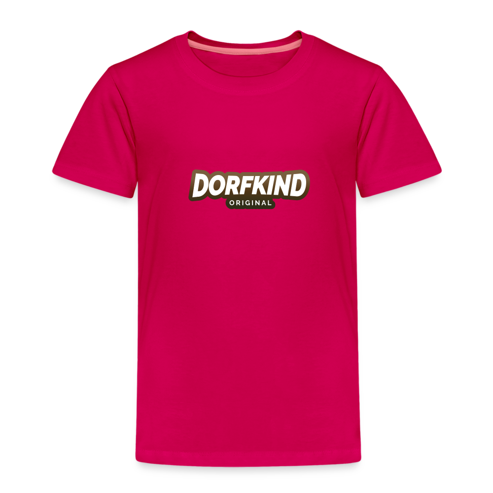 Dorfkind 2 Kinder Premium T-Shirt - dunkles Pink