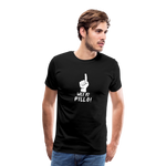 Wei is Pillo Männer Premium T-Shirt - Schwarz
