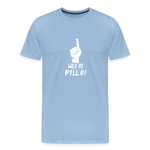 Wei is Pillo Männer Premium T-Shirt - Sky