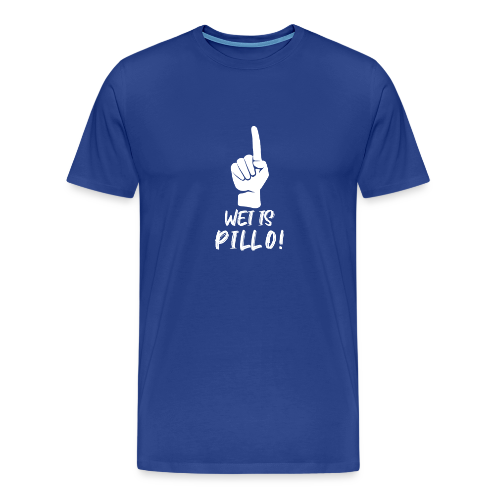 Wei is Pillo Männer Premium T-Shirt - Königsblau