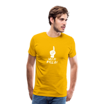 Wei is Pillo Männer Premium T-Shirt - Sonnengelb