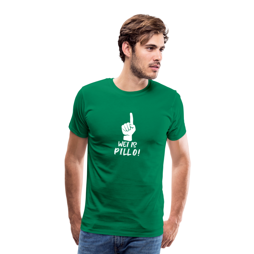 Wei is Pillo Männer Premium T-Shirt - Kelly Green