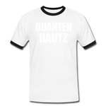 Quanten Hautz Kontrast-T-Shirt - Weiß/Schwarz
