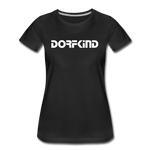 Dorfkind Frauen Premium Bio T-Shirt - Schwarz