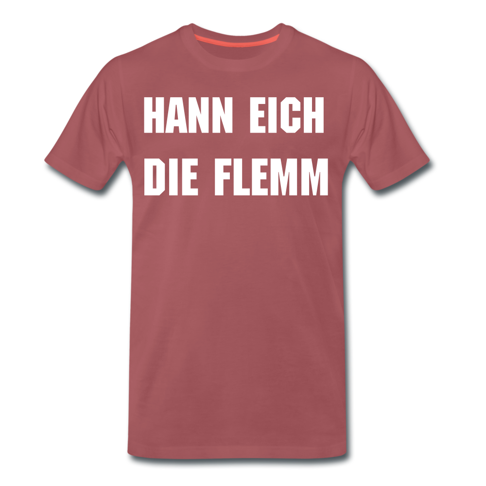 Motiv Flemm Männer Premium T-Shirt - washed Burgundy