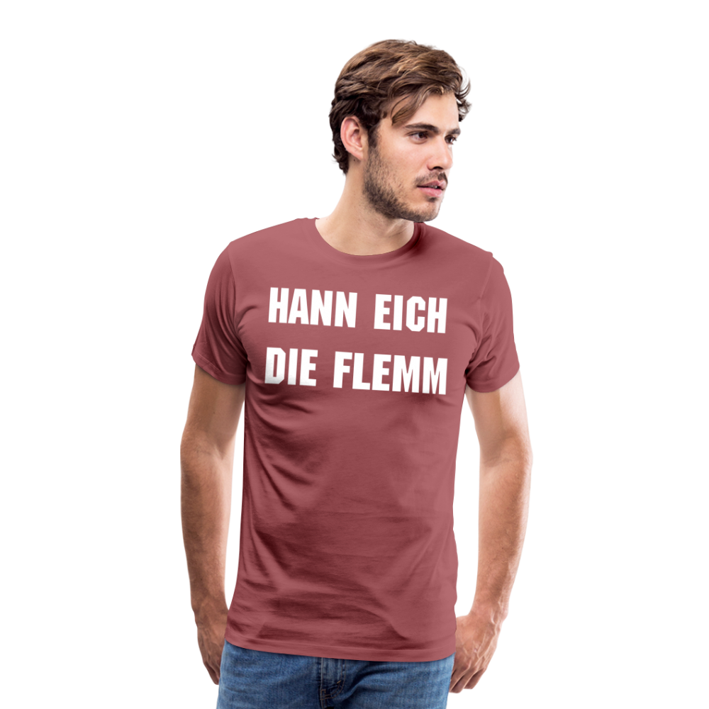 Motiv Flemm Männer Premium T-Shirt - washed Burgundy