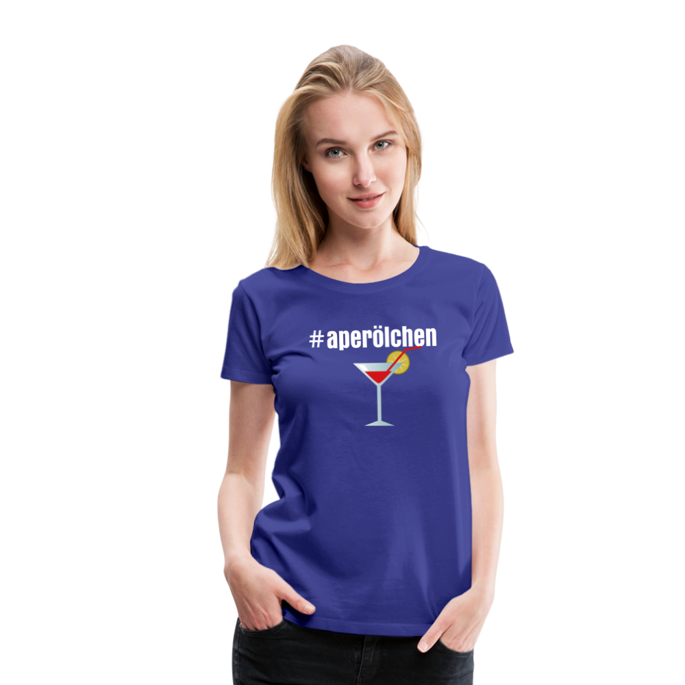 aperölchen Frauen Premium T-Shirt - Königsblau