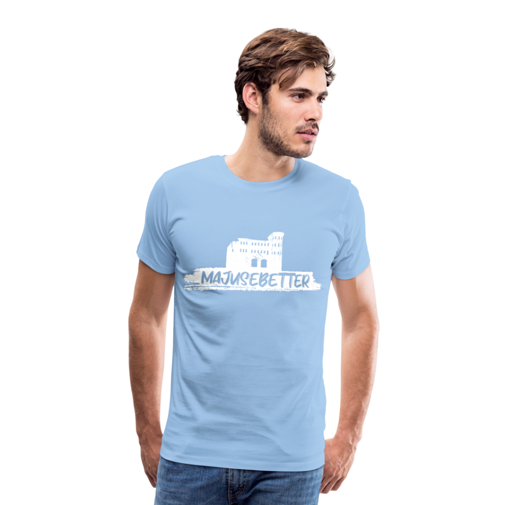 Majusebetter Männer Premium T-Shirt - Sky