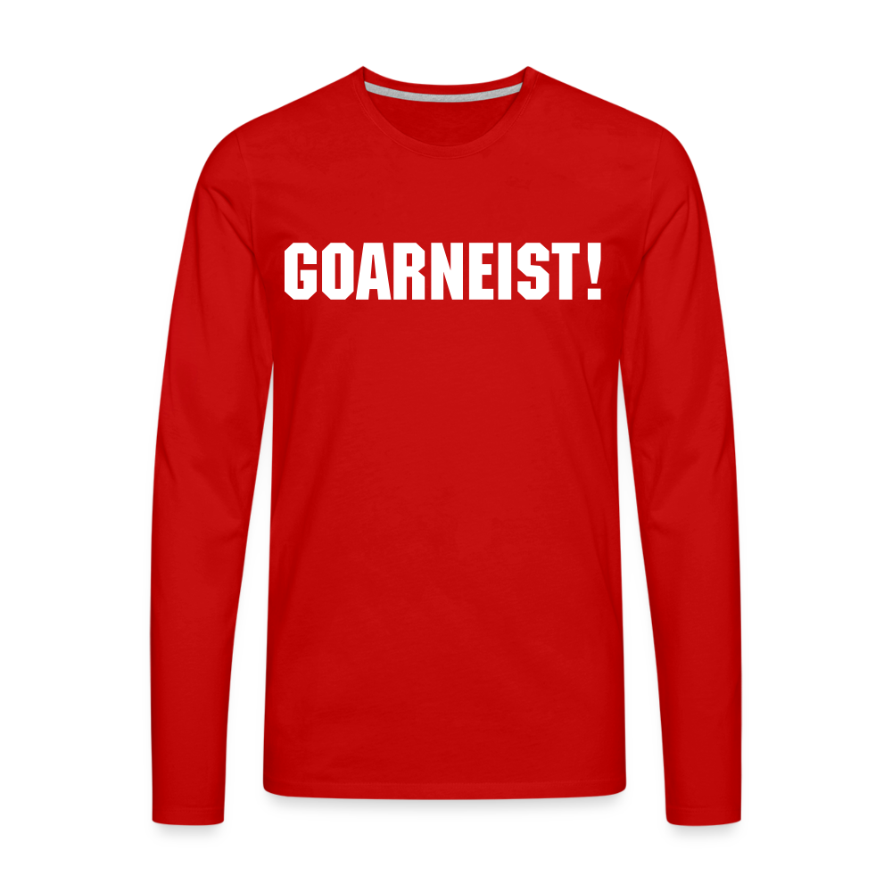 Goarneist Männer Premium Langarmshirt - Rot