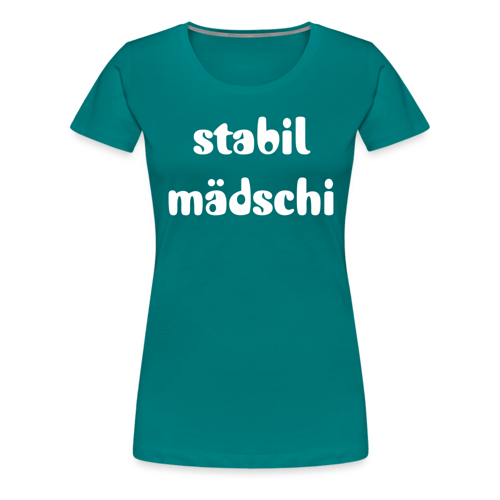 Stabil Mädschi Frauen Premium T-Shirt - Divablau