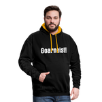 Goarneist! Kontrast-Hoodie - Schwarz/Gold