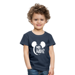 Mini Hautz Kinder Premium T-Shirt - Navy
