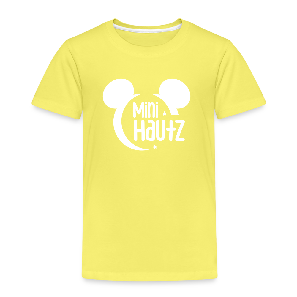 Mini Hautz Kinder Premium T-Shirt - Gelb