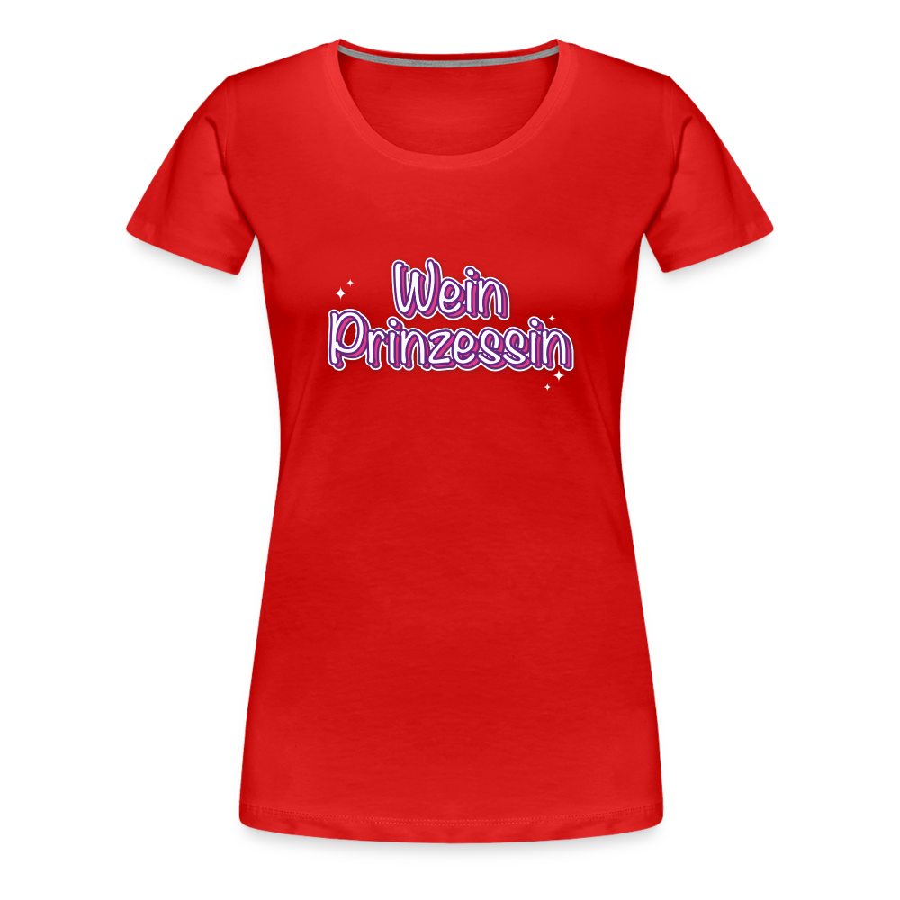 Weinprinzessin Frauen Premium T-Shirt - Rot
