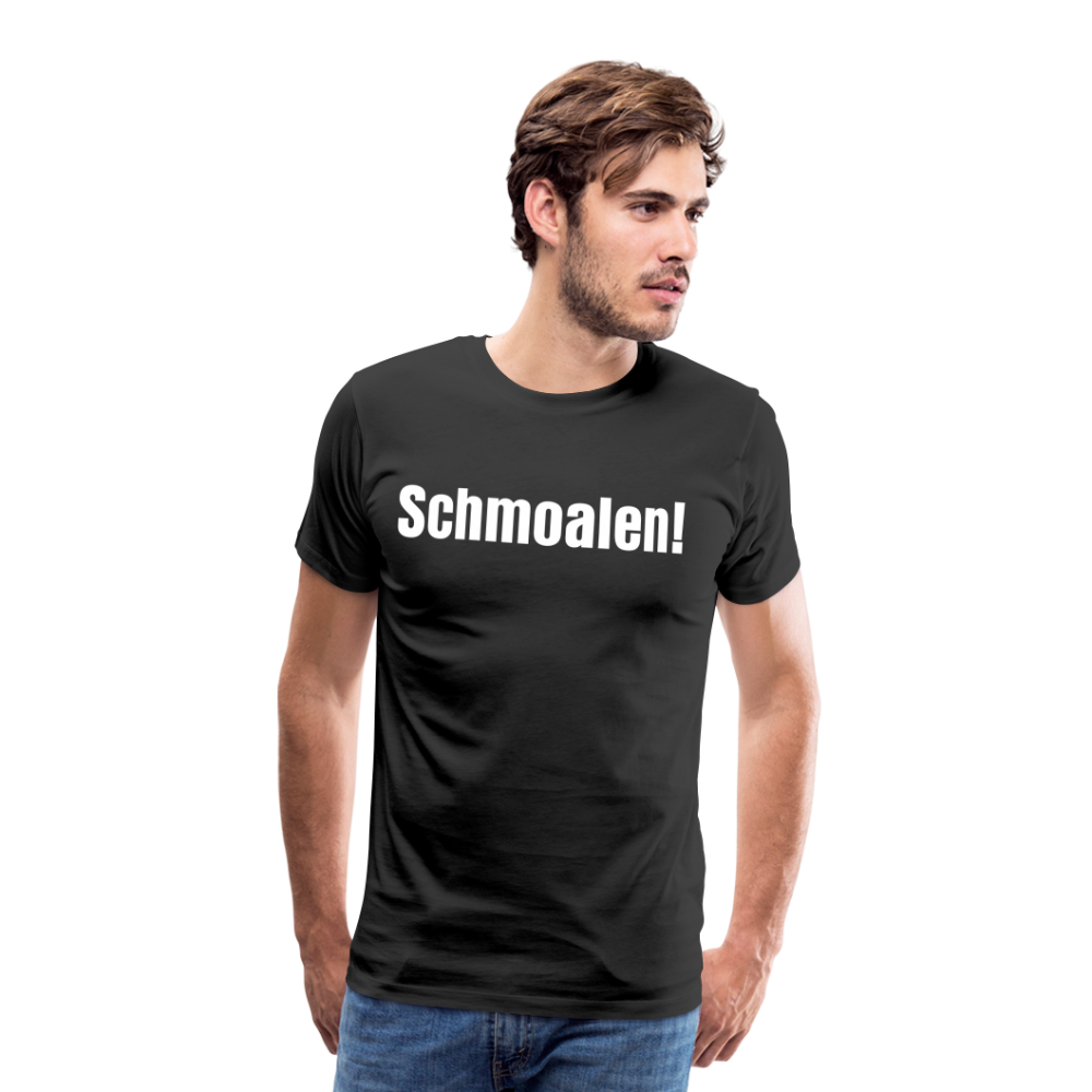 Schmoalen Männer Premium T-Shirt - Schwarz