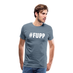 #Fupp Männer Premium T-Shirt - Blaugrau