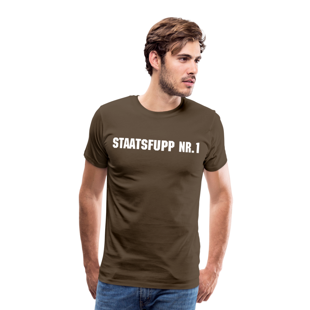 Staatsfupp Männer Premium T-Shirt - Edelbraun