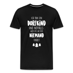 Dorfkind Motiv Männer Premium T-Shirt - Schwarz