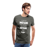 Dorfkind Motiv Männer Premium T-Shirt - Asphalt