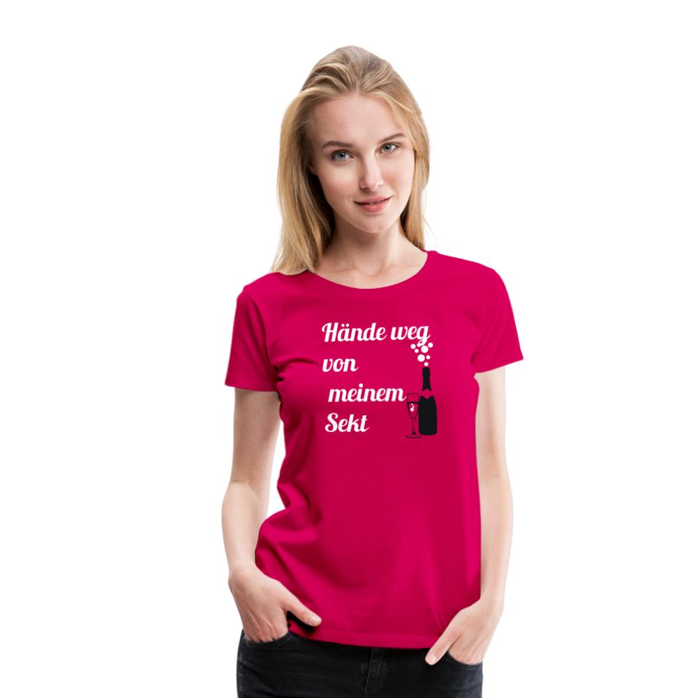 Sekt Frauen Premium T-Shirt - dunkles Pink
