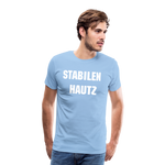 Stabilen Hautz Männer Premium T-Shirt - Sky
