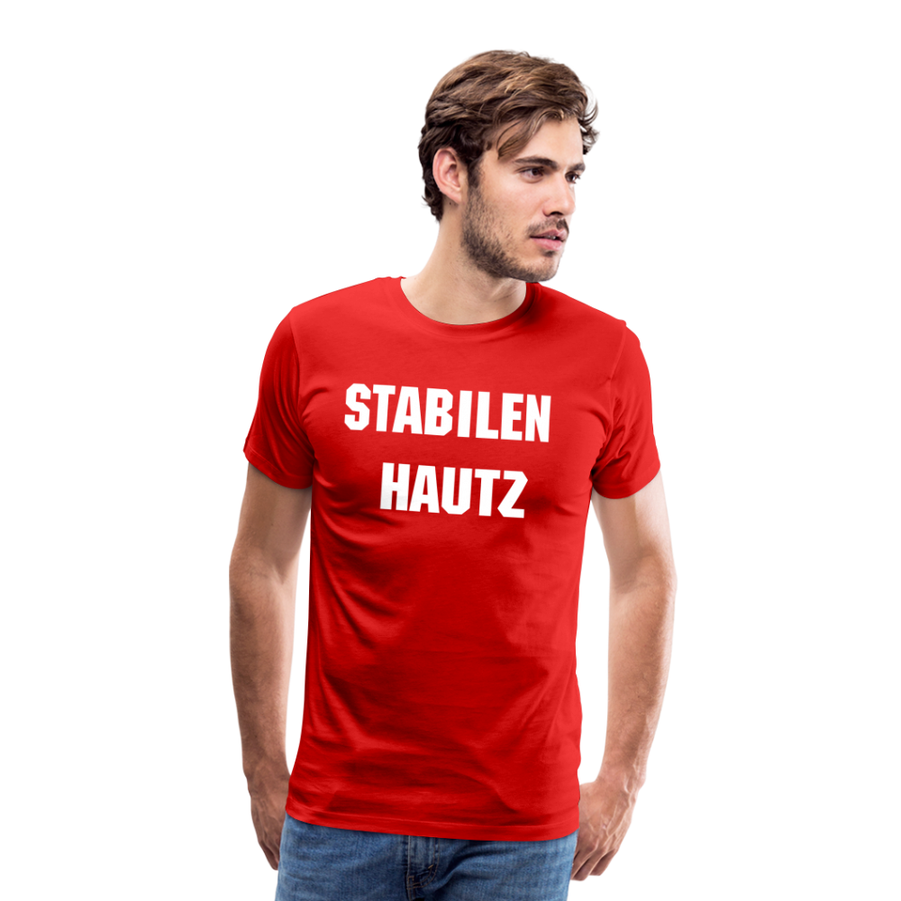 Stabilen Hautz Männer Premium T-Shirt - Rot