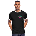 Pride Trier Männer Kontrast-T-Shirt - Schwarz/Weiß
