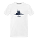 Köln Männer Premium Bio T-Shirt - weiß