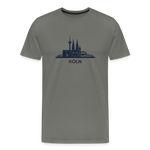 Köln Männer Premium T-Shirt - Asphalt
