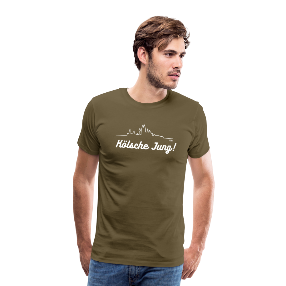 Köln Männer Premium T-Shirt - Khaki