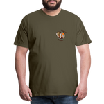 Männer Premium T-Shirt VIEZBRUDER - Khaki