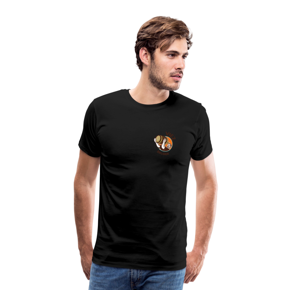 Männer Premium T-Shirt VIEZBRUDER - Schwarz