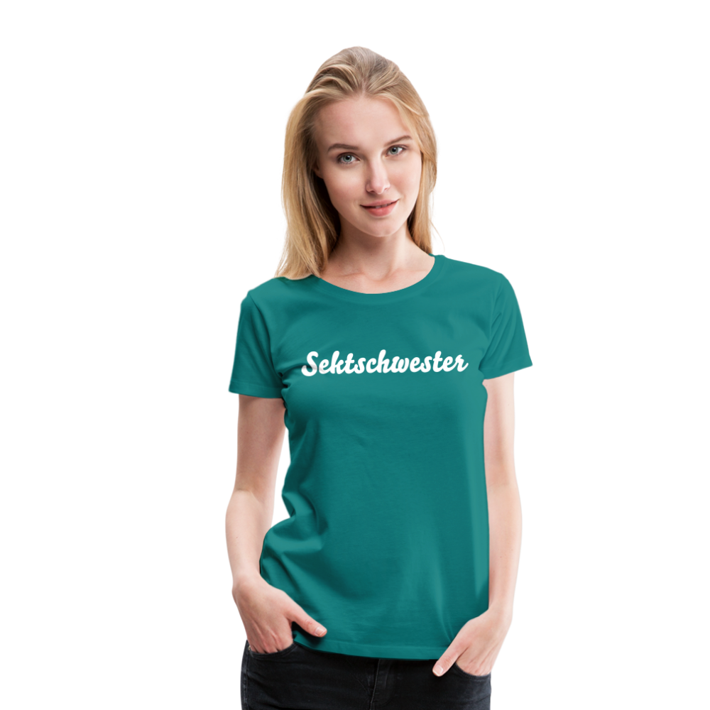 Sektschwester Frauen Premium T-Shirt - Divablau