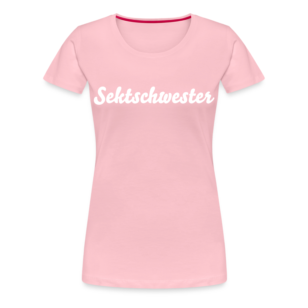 Sektschwester Frauen Premium T-Shirt - Hellrosa