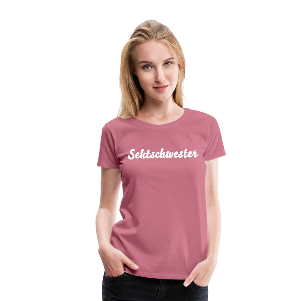 Sektschwester Frauen Premium T-Shirt - Malve