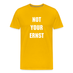 Not your Ernst Männer Premium T-Shirt - Sonnengelb