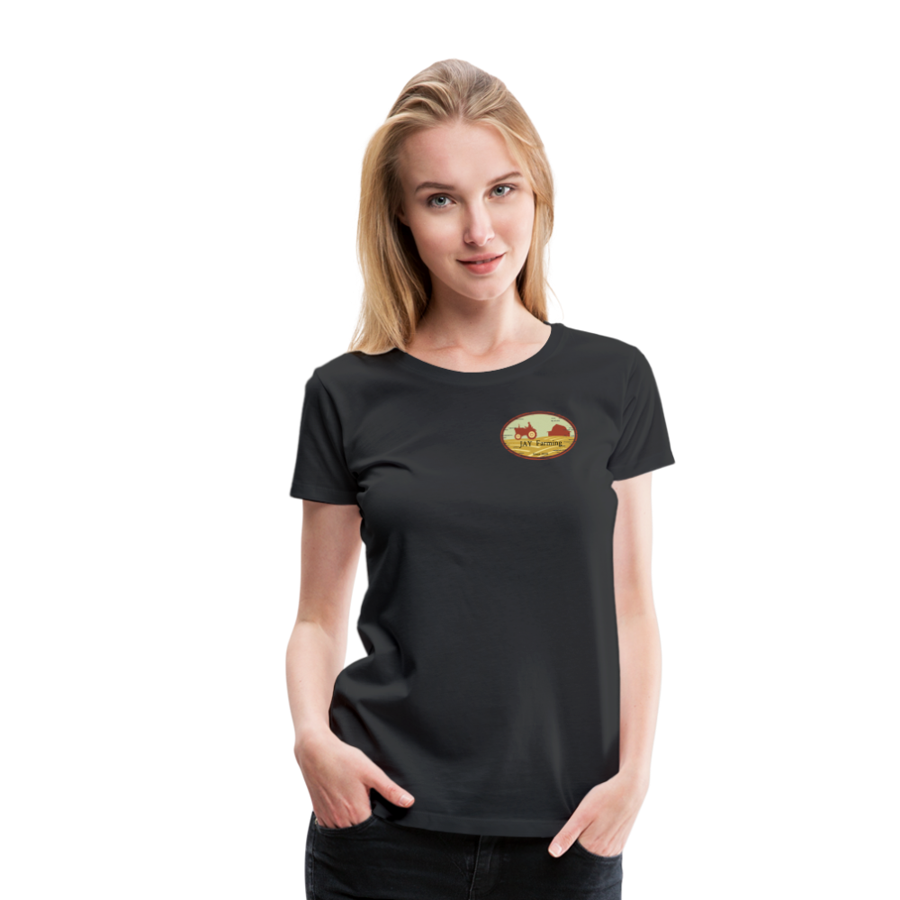 Jay Farming Frauen Premium T-Shirt - Schwarz