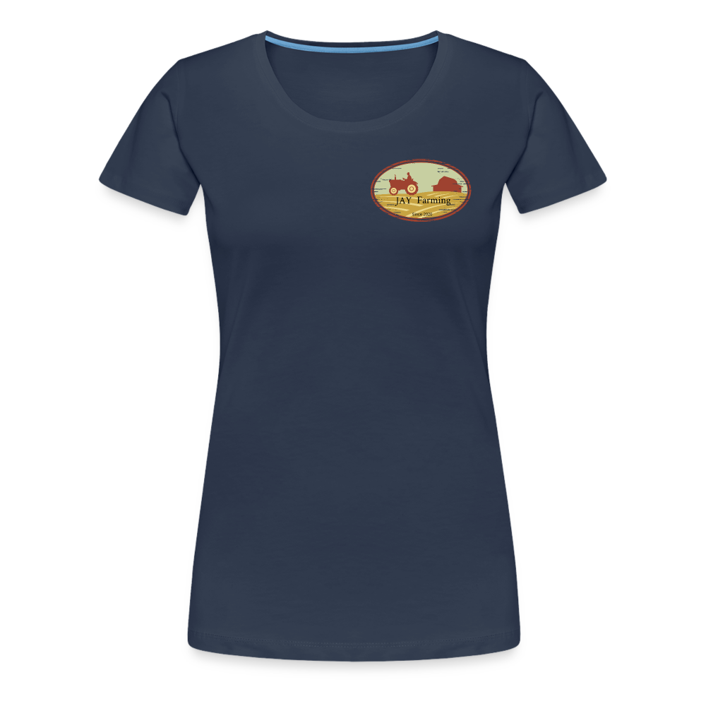 Jay Farming Frauen Premium T-Shirt - Navy