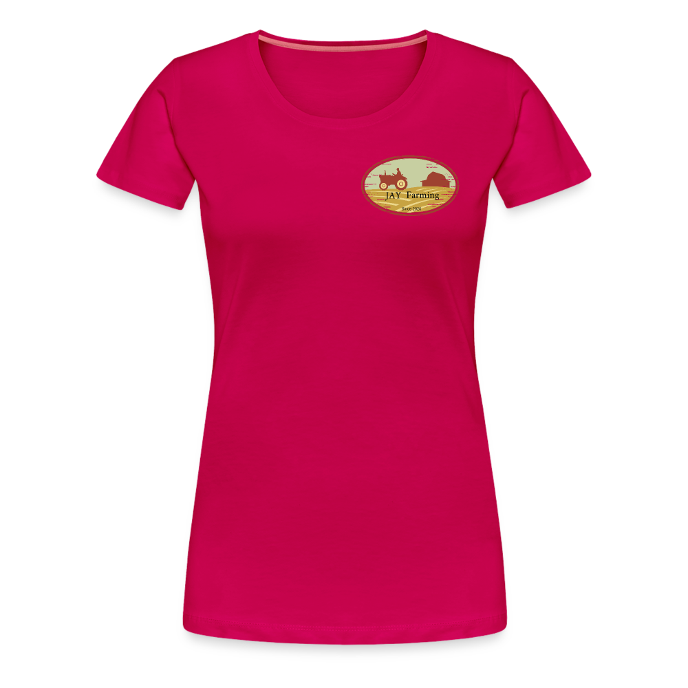 Jay Farming Frauen Premium T-Shirt - dunkles Pink