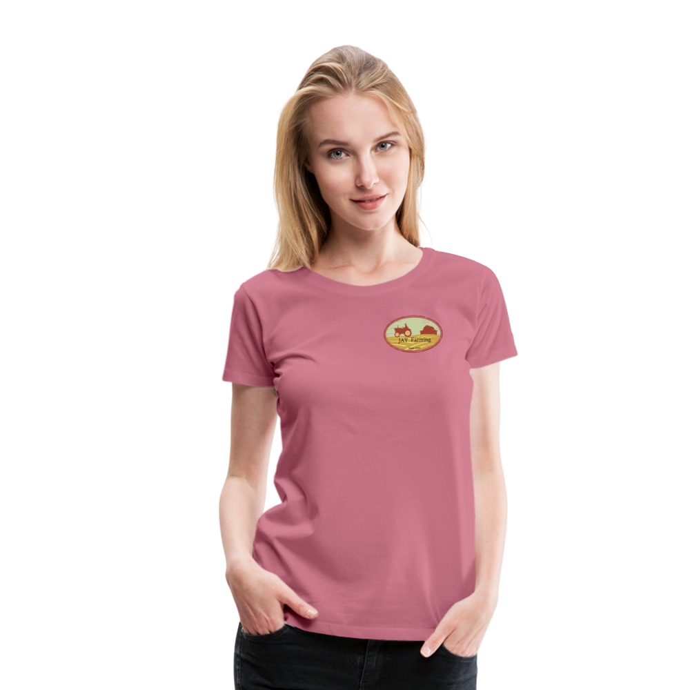 Jay Farming Frauen Premium T-Shirt - Malve