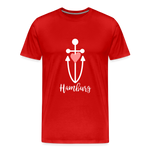 Hamburg Männer Premium T-Shirt - Rot