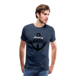 Hamburg Männer Premium T-Shirt - Navy