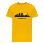 Hamburg Männer Premium T-Shirt - Sonnengelb
