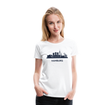 Hamburg Frauen Premium T-Shirt - weiß