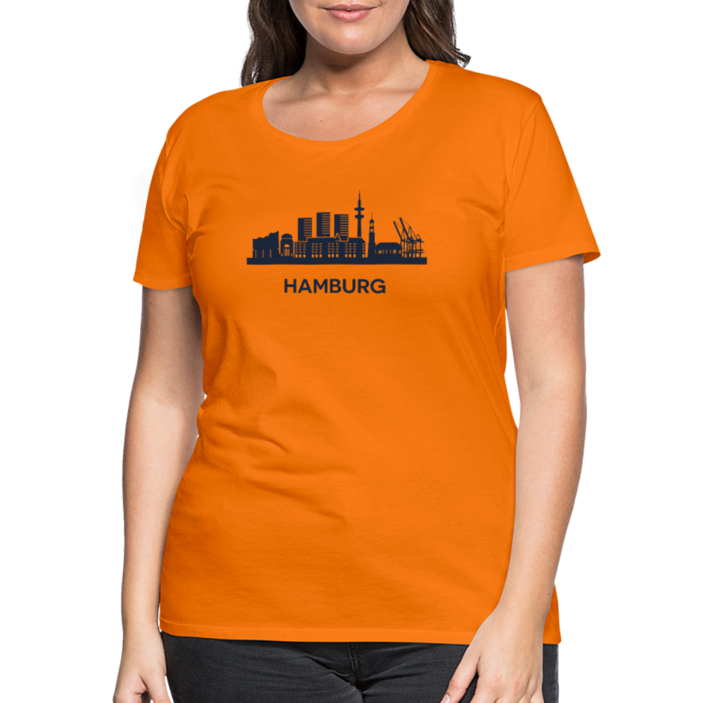 Hamburg Frauen Premium T-Shirt - Orange